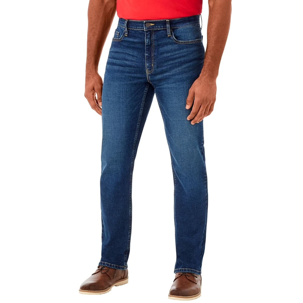 NWT Member's Mark Men's Straight Fit Premium Stretch Jean Size 40 x 30 Medium